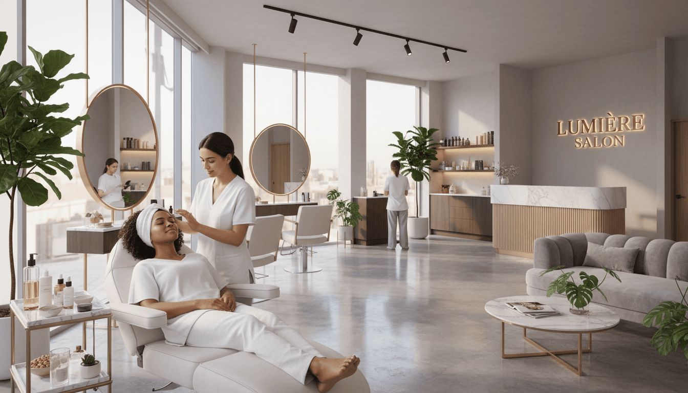 Client relaxing during a facial treatment at Perino Beauty Care in Toronto